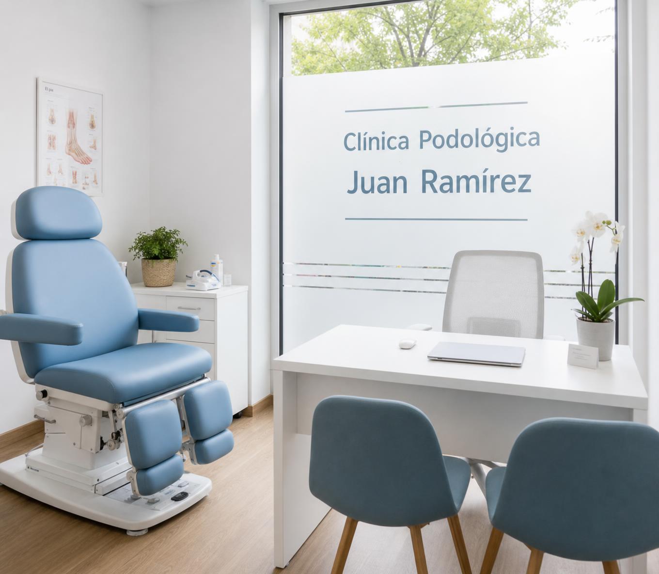 Página web de una clínica podológica creada por Chili Websites